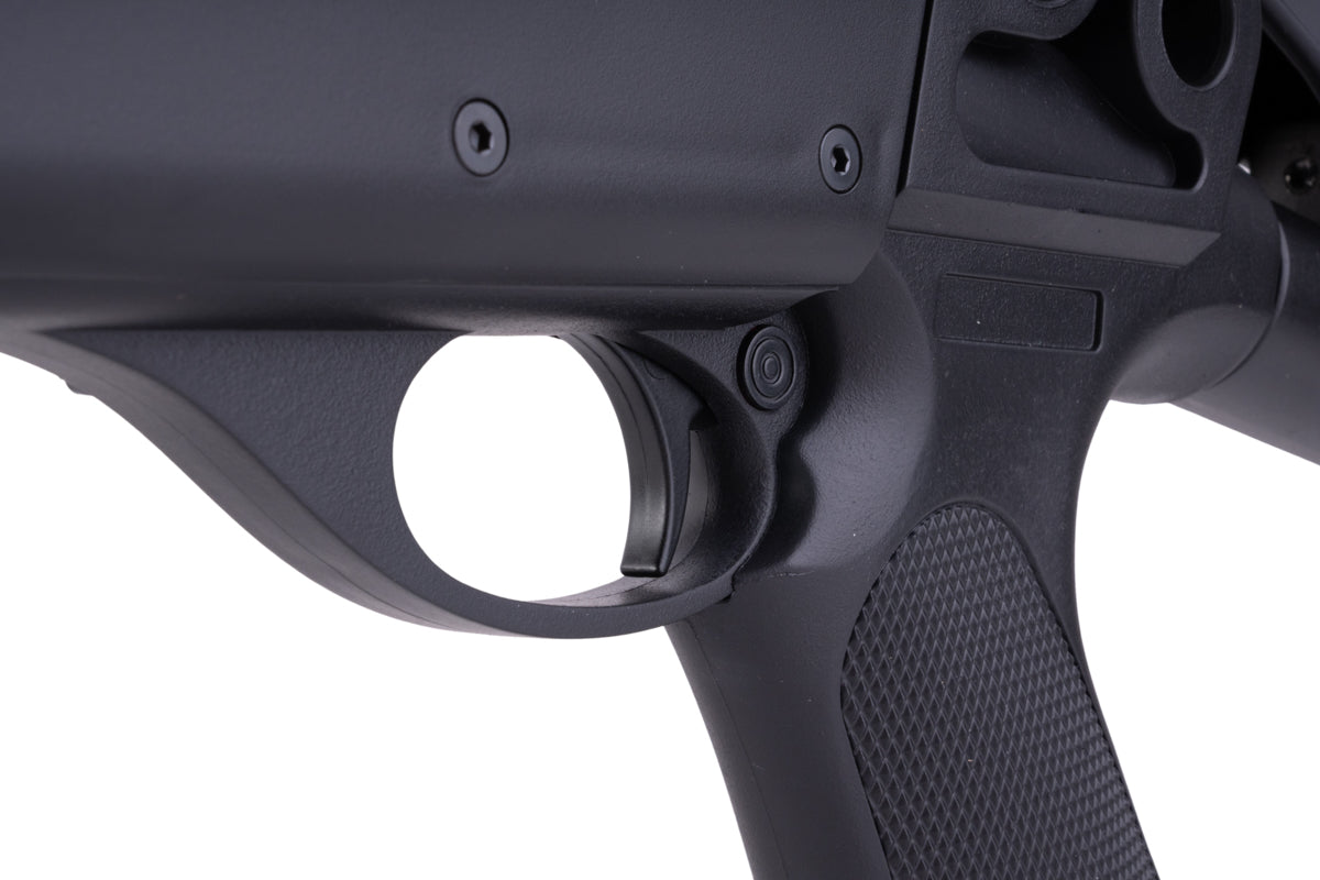 CYMA M870 3-Round Brust Multi-Shot Shell Loading Airsoft Spring Shotgun w/ Retractable Stock (CQB/CM353)