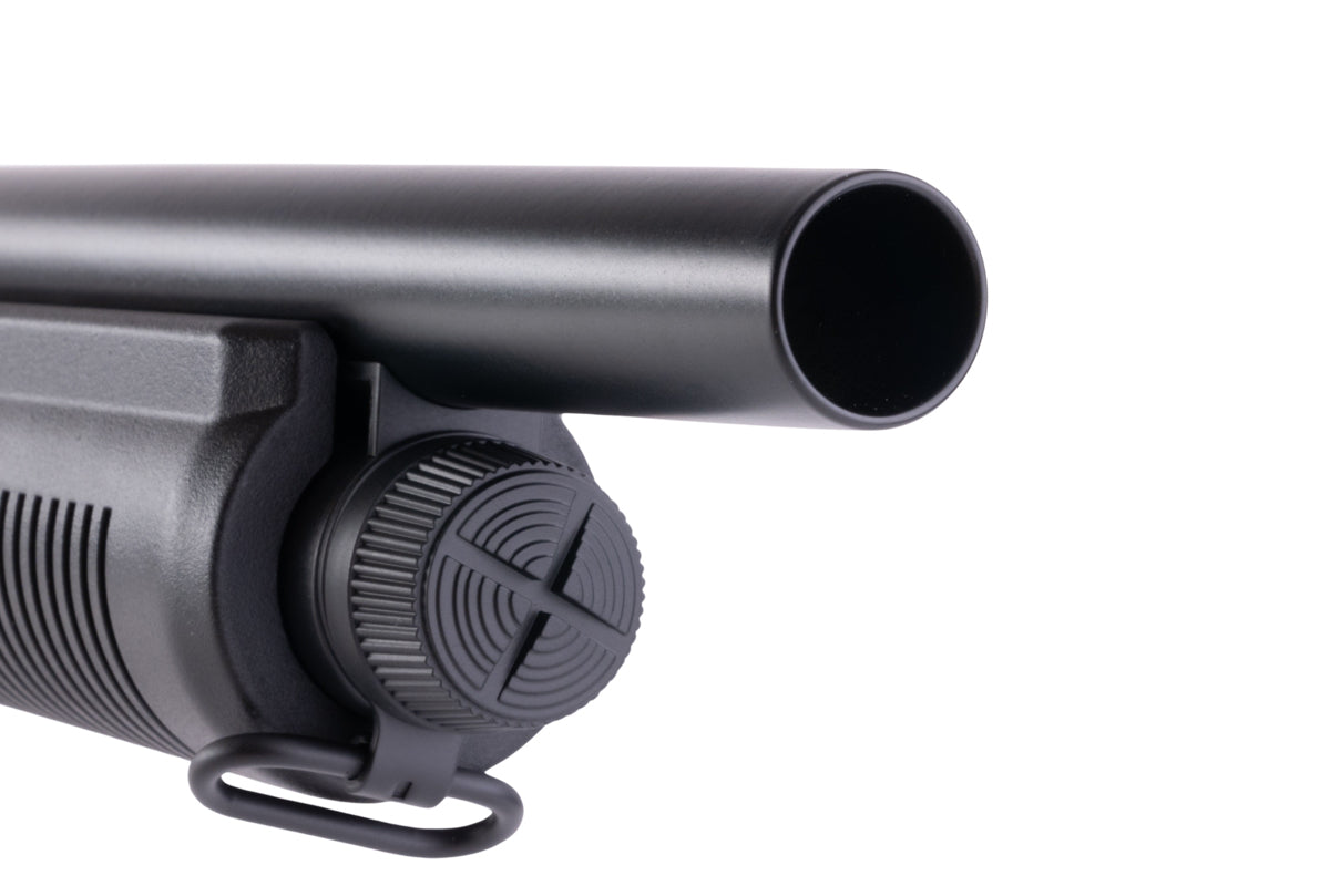 CYMA M870 3-Round Brust Multi-Shot Shell Loading Airsoft Spring Shotgun w/ Retractable Stock (CQB/CM353)