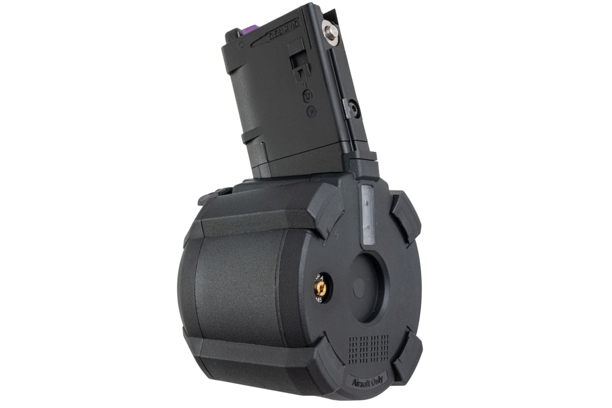 CYMA CGS Gas/ HPA Drum Magazine For CGS/ Tokyo Marui MWS GBBR Airsoft
