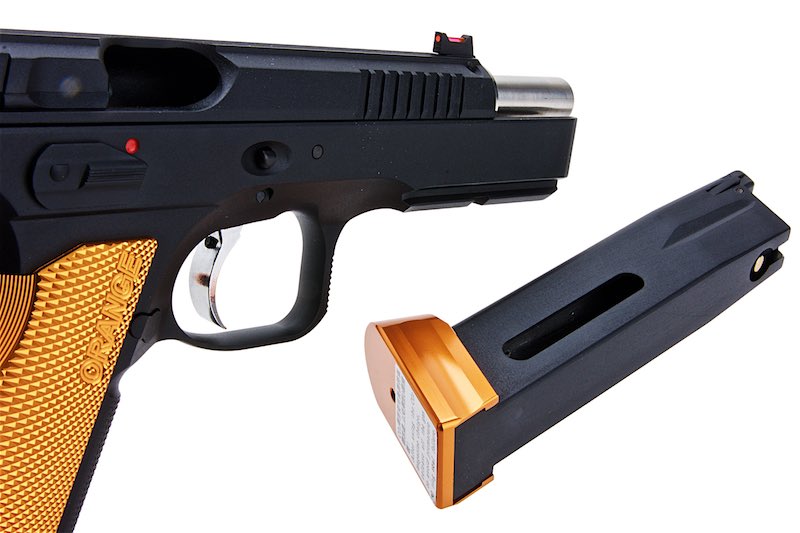 KJ Works CZ Shadow 2 CO2 Airsoft Pistols (ASG Licensed/ Orange)