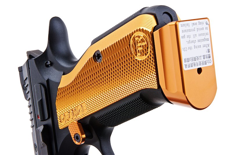 KJ Works CZ Shadow 2 CO2 Airsoft Pistols (ASG Licensed/ Orange)