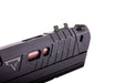 Double Bell TTI JW4 Pit Viper GBB Airsoft Pistol (Hand Stippling Grip, 303A)