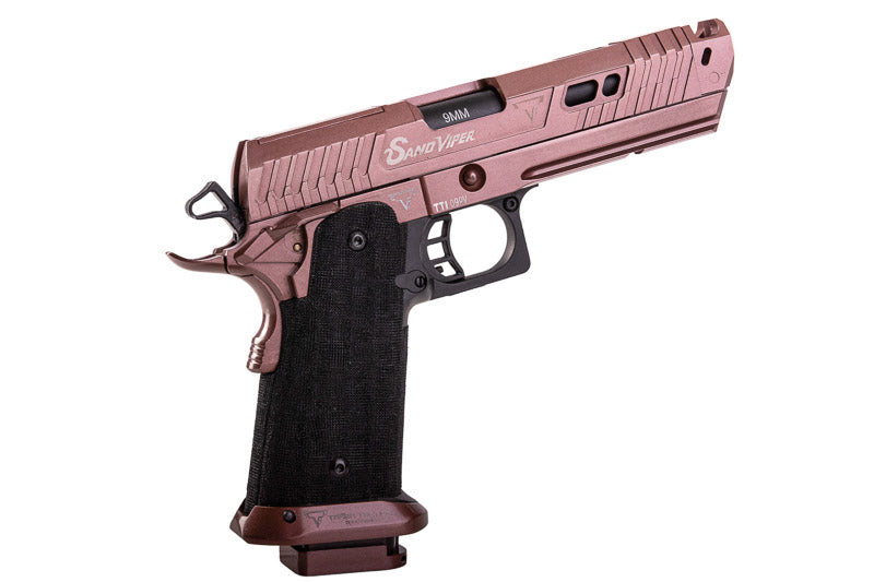 Double Bell TTI JW4 Sand Viper GBB Airsoft Pistol (Hand Stippling Grip)