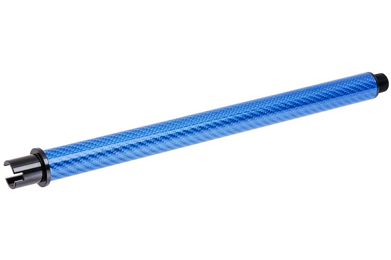 Dr. Black Carbon Fiber 10.5 inch Outer Barrel For Tokyo Marui MWS Airsoft GBB (Blue)