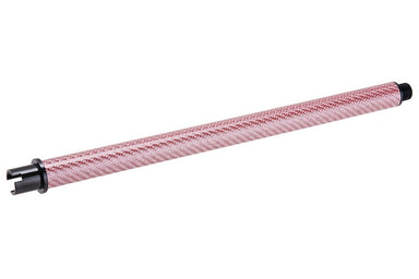 Dr. Black Carbon Fiber 12 inch Outer Barrel For Tokyo Marui MWS Airsoft GBB (Pink)