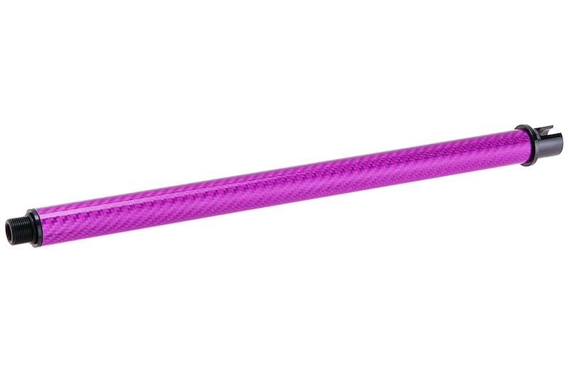 Dr. Black Carbon Fiber 12 inch Outer Barrel For Tokyo Marui MWS Airsoft GBB (Purple)