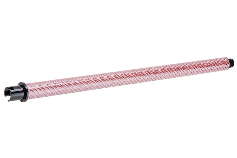 Dr. Black Carbon Fiber 14 inch Outer Barrel For Tokyo Marui MWS Airsoft GBB (Pink)