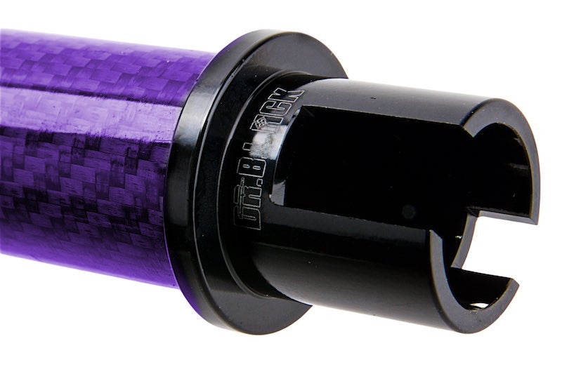 Dr. Black Carbon Fiber 14 inch Outer Barrel For Tokyo Marui MWS Airsoft GBB (Purple)