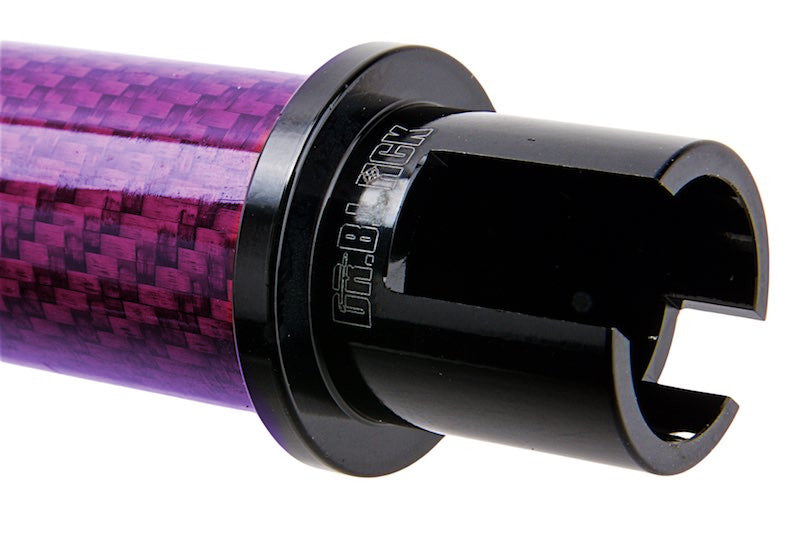 Dr. Black Carbon Fiber 7 inch Outer Barrel For Tokyo Marui MWS Airsoft GBB (Purple)