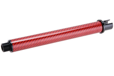 Dr. Black Carbon Fiber 7 inch Outer Barrel For Tokyo Marui MWS Airsoft GBB (Red)