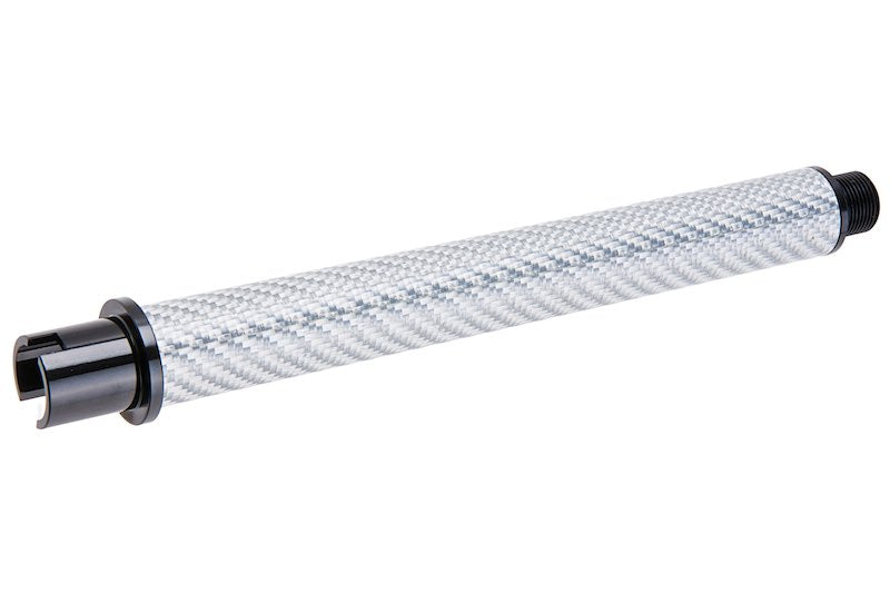 Dr. Black Carbon Fiber 7 inch Outer Barrel For Tokyo Marui MWS Airsoft GBB (Silver)