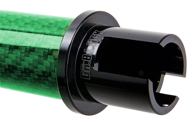 Dr. Black Carbon Fiber 12 inch Outer Barrel For Tokyo Marui MWS Airsoft GBB (Green)