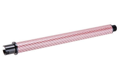Dr. Black Carbon Fiber 9 inch Outer Barrel For Tokyo Marui MWS Airsoft GBB (Pink)