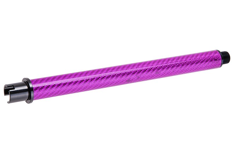 Dr. Black Carbon Fiber 9 inch Outer Barrel For Tokyo Marui MWS Airsoft GBB (Purple)