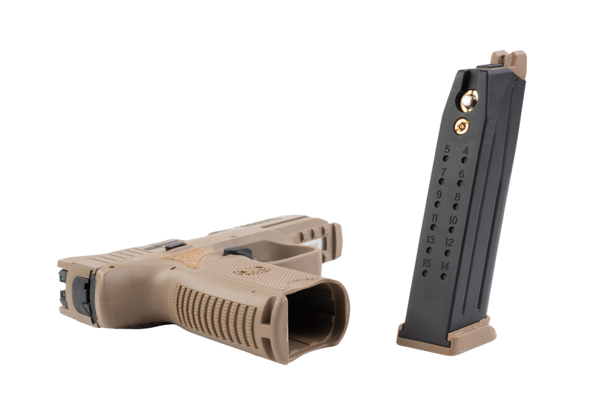 EMG (Double Eagle) FN Herstal Licensed FN 509 GBB Airsoft Pistol (Dark Earth)