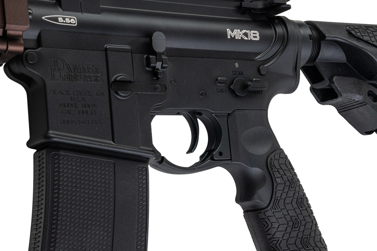 EMG (Double Eagle) Daniel Defense MK18 GBB Airsoft Rifle (BK/FDE)