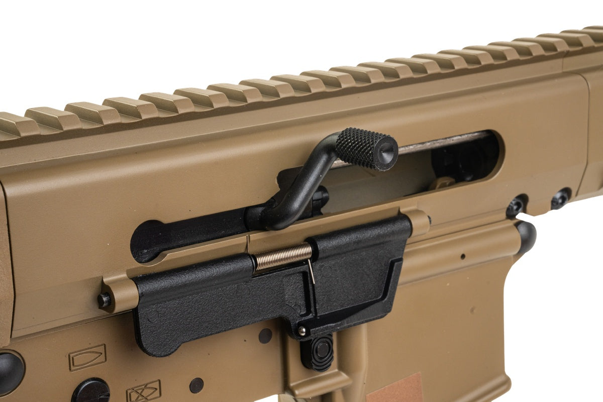 Double Eagle DWS-180 13.9 GBB Rifle Airsoft (Tan/ Folding Stock with Dmag)