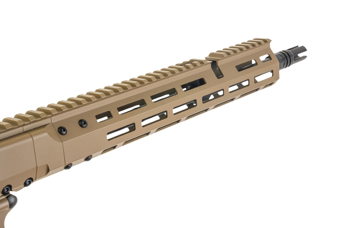 Double Eagle DWS-180 13.9 GBB Rifle Airsoft (Tan/ Folding Stock with Dmag)