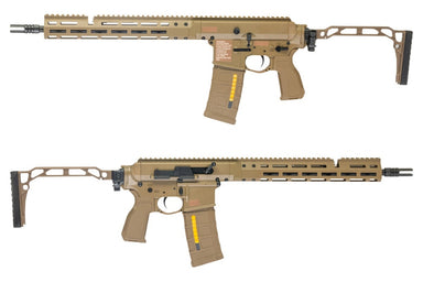 Double Eagle DWS-180 13.9 GBB Rifle Airsoft (Tan/ Folding Stock with Dmag)