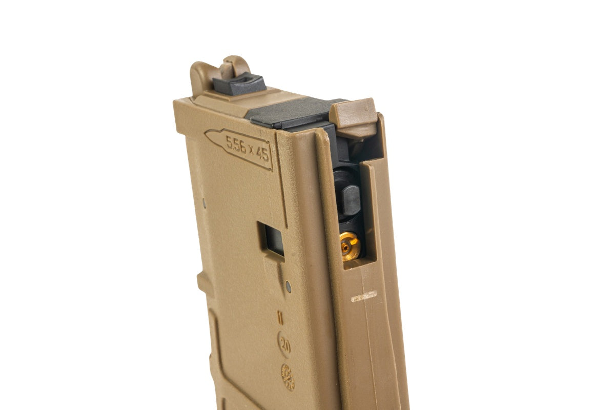 Double Eagle DWS-180 13.9 GBB Rifle Airsoft (Tan/ Buffer Tube with Dmag)
