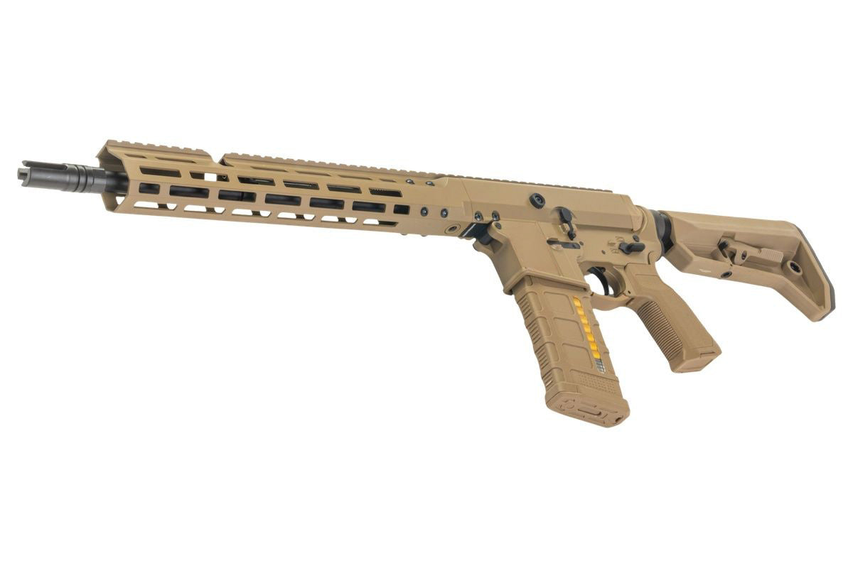 Double Eagle DWS-180 13.9 GBB Rifle Airsoft (Tan/ Buffer Tube with Dmag)