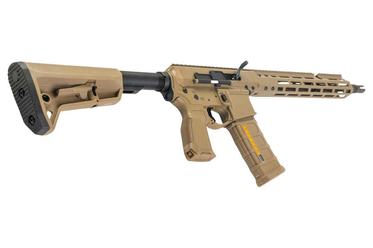Double Eagle DWS-180 13.9 GBB Rifle Airsoft (Tan/ Buffer Tube with Dmag)