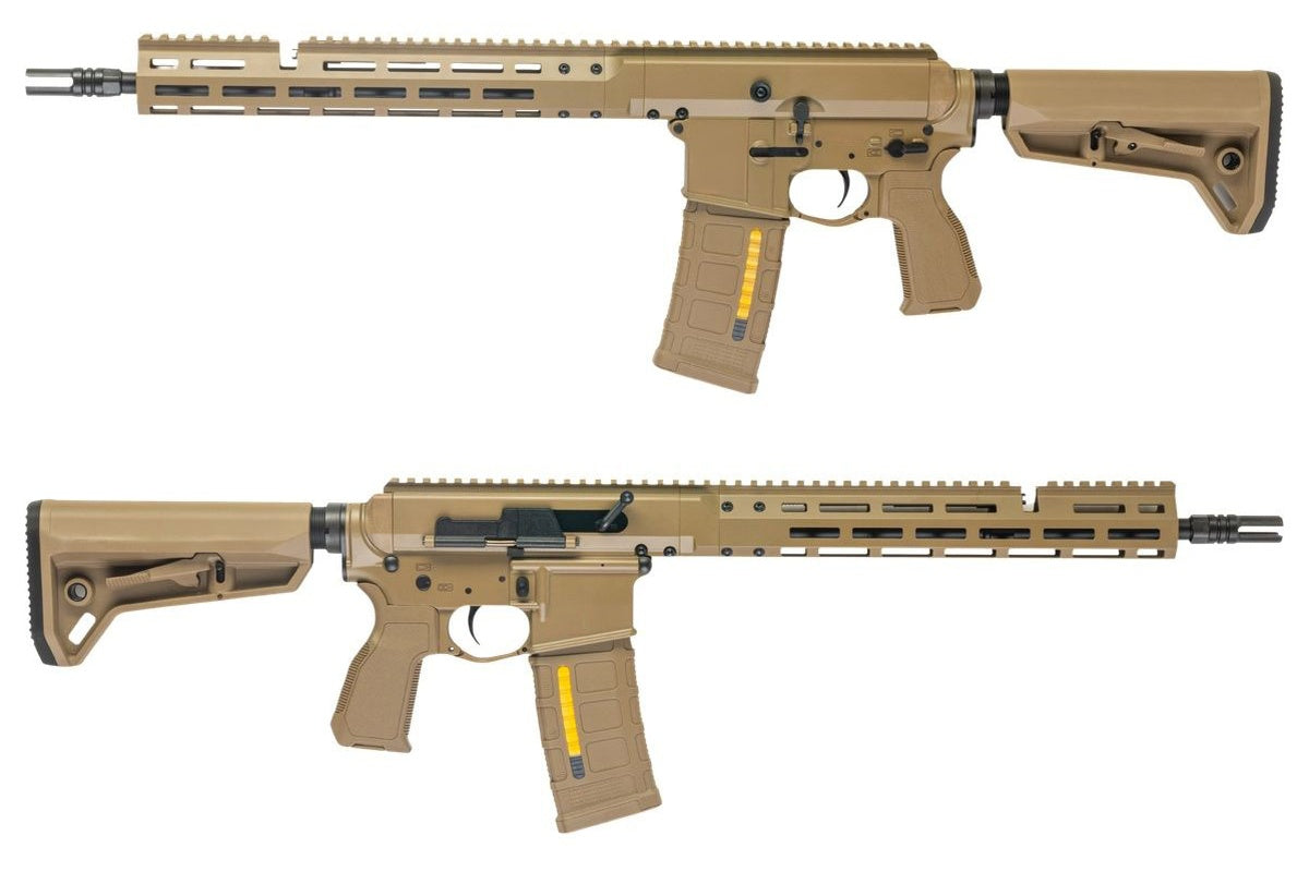 Double Eagle DWS-180 13.9 GBB Rifle Airsoft (Tan/ Buffer Tube with Dmag)