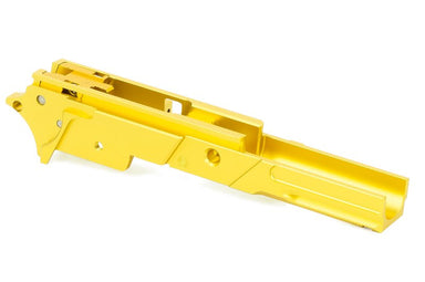 EDGE Aluminum 3.9 inch Custom 'STRAT' Frame For Hi Capa 5.1 GBB Airsoft (Gold)