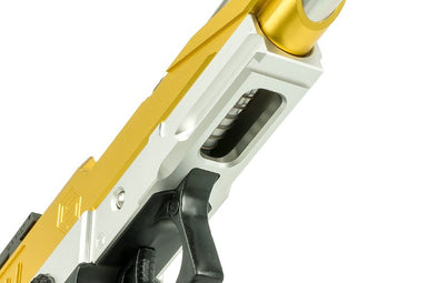 EDGE Aluminum 3.9 inch Custom 'STRAT' Frame For Hi Capa 5.1 GBB Airsoft (Gold)