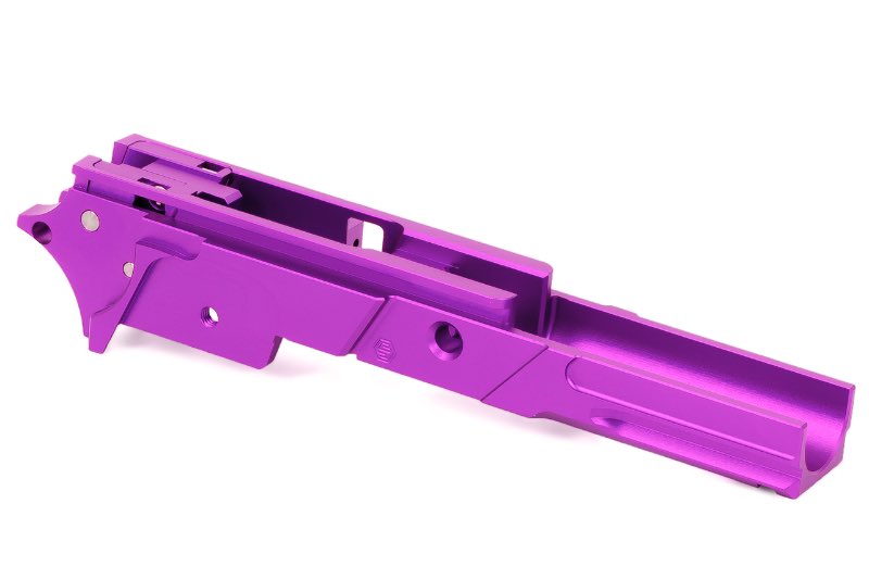 EDGE Aluminum 3.9 inch Custom 'STRAT' Frame For Hi Capa 5.1 GBB Airsoft (Purple)