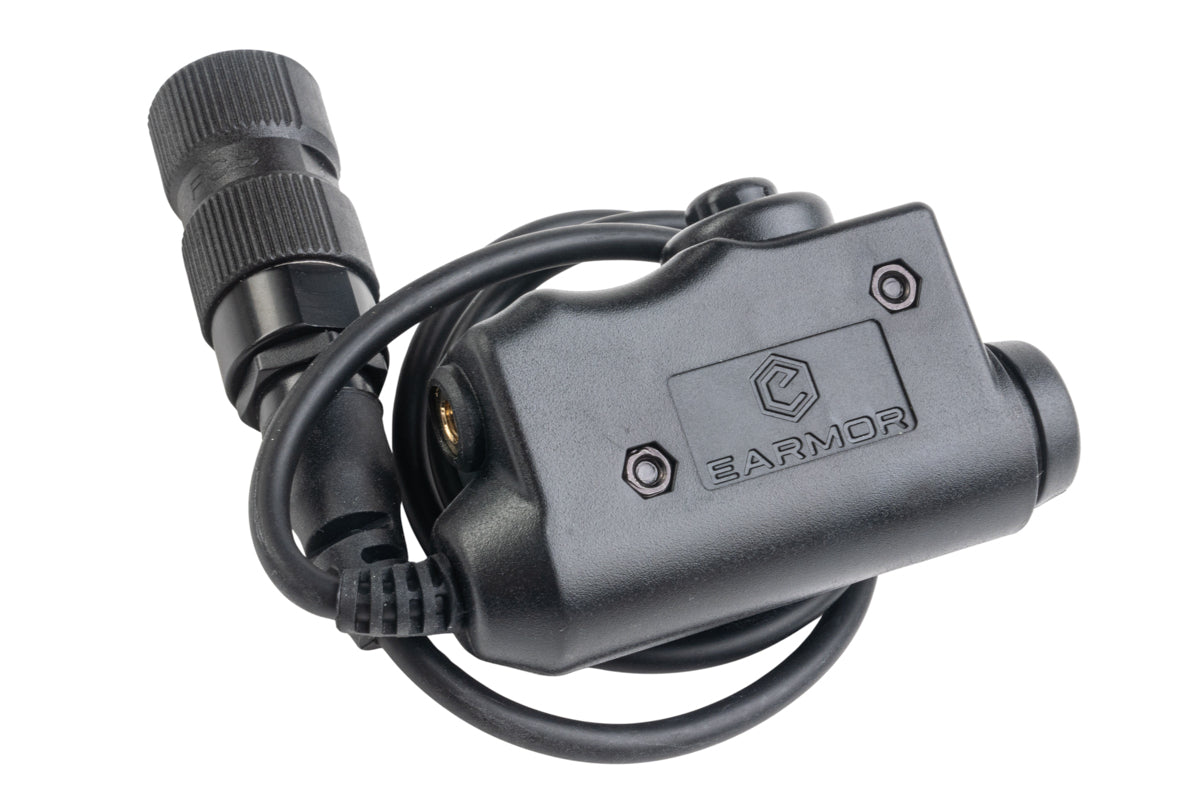 Earmor M51 Push-to-Talk (TP-120) (Mil Prc 6 Pins Plug)