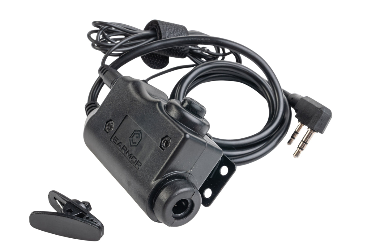 Earmor M52 Push-to-Talk w/ Thumb Button (TP-120) (Kenwood Plug)