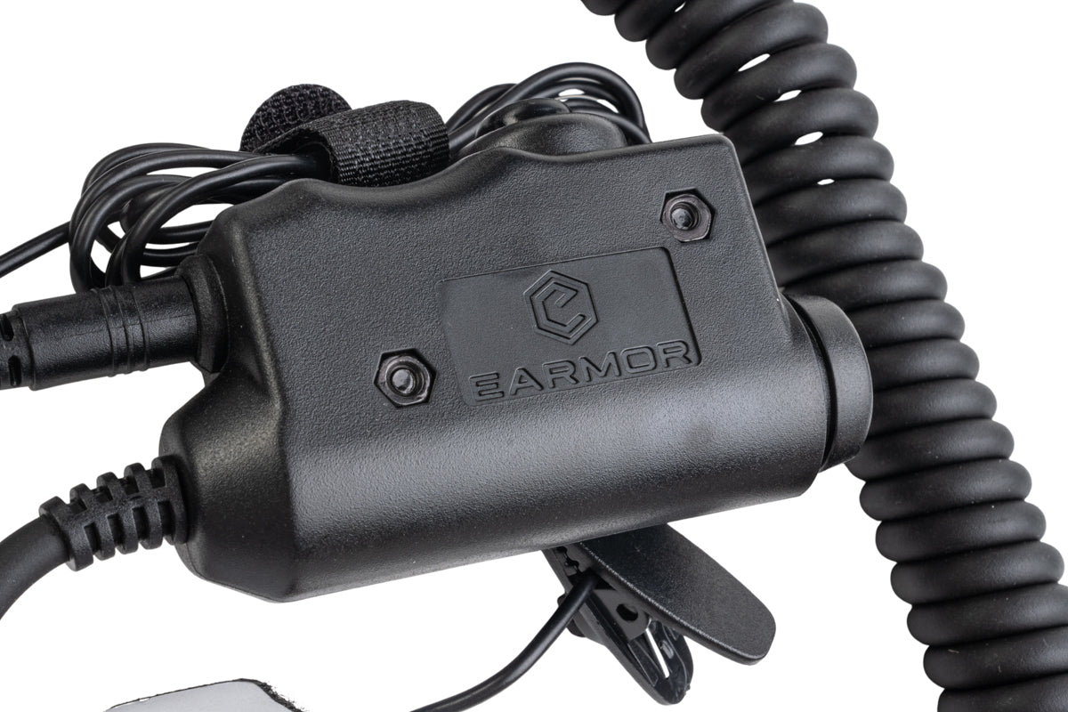 Earmor M52 Push-to-Talk w/ Thumb Button (TP-120) (PD780 Plug)