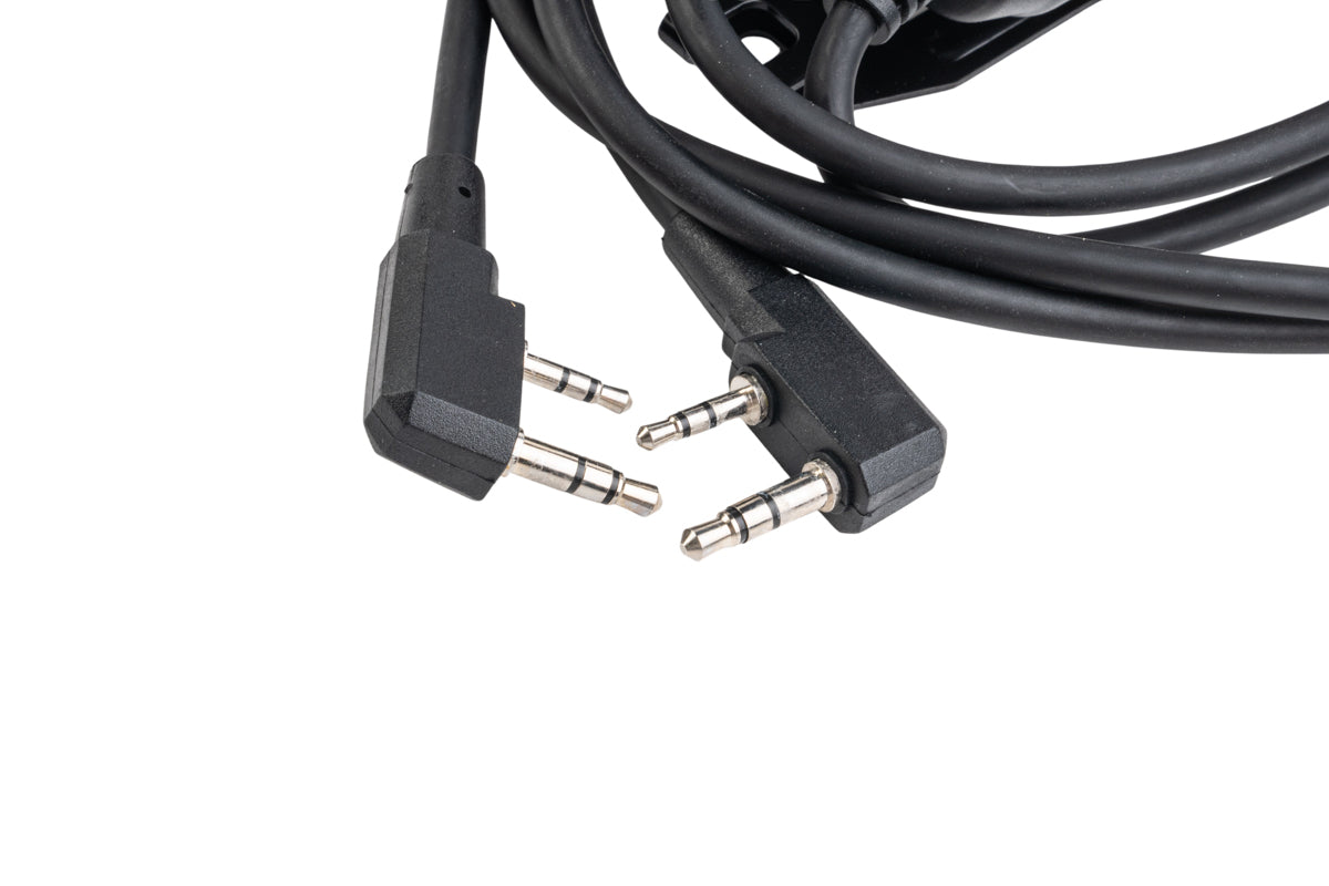 Earmor M56 Dual-Comm Push-to-Talk (Aviation Headset Connector) (Kenwood Plug)