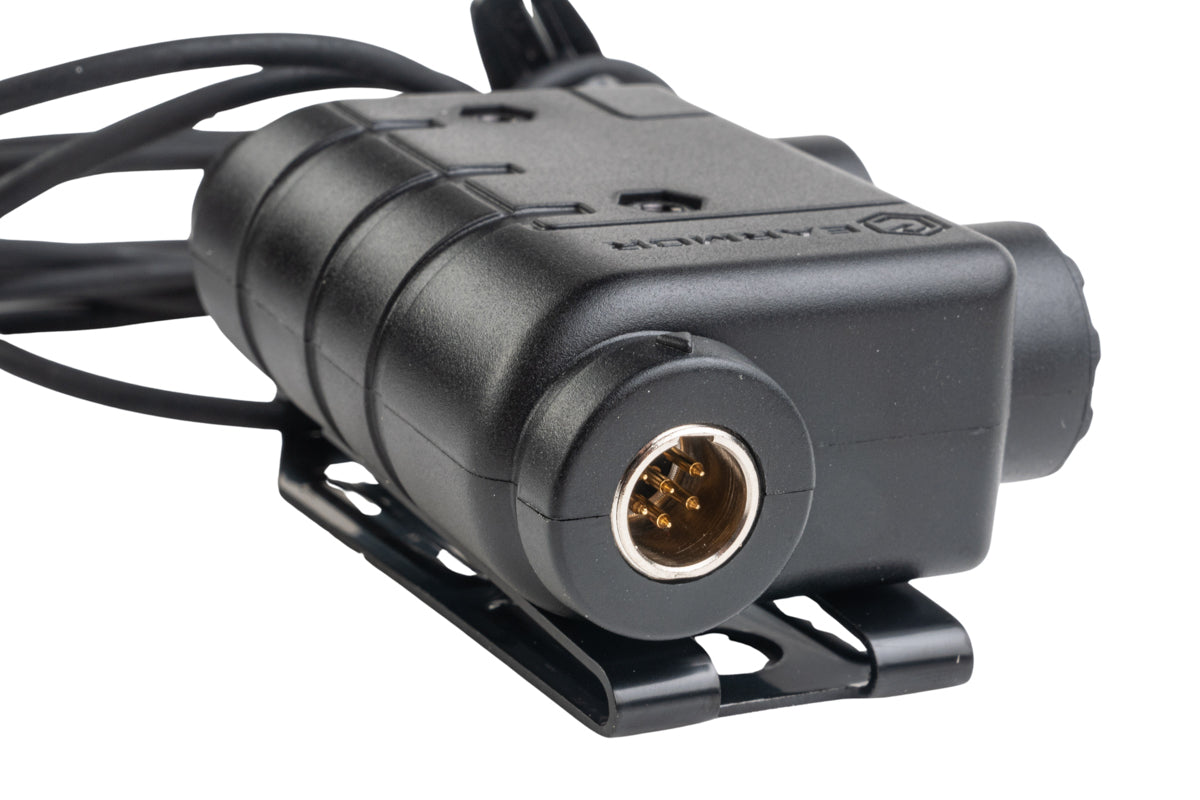 Earmor M56 Dual-Comm Push-to-Talk (Aviation Headset Connector) (MTP850 Plug)