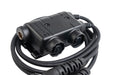 Earmor M56 Dual-Comm Push-to-Talk (Aviation Headset Connector) (PD780 Plug)