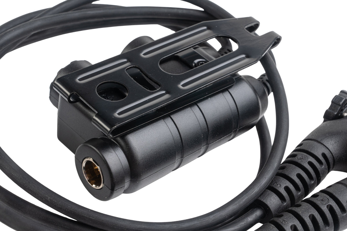 Earmor M56 Dual-Comm Push-to-Talk (Aviation Headset Connector) (PD780 Plug)