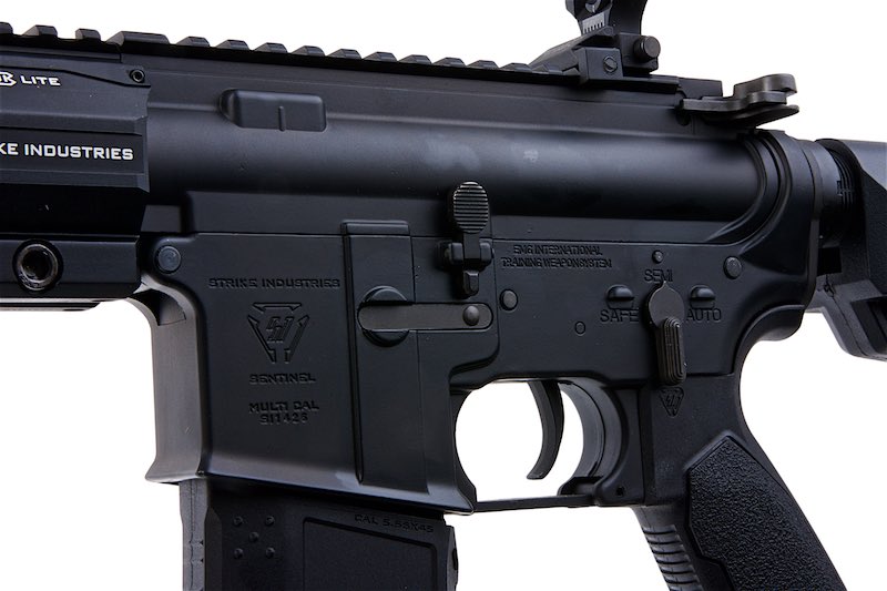 EMG (Strike Industries Licensed) GRIDLOK 11 inch Lite Rail AEG Airsoft Rifle (by King Arms)