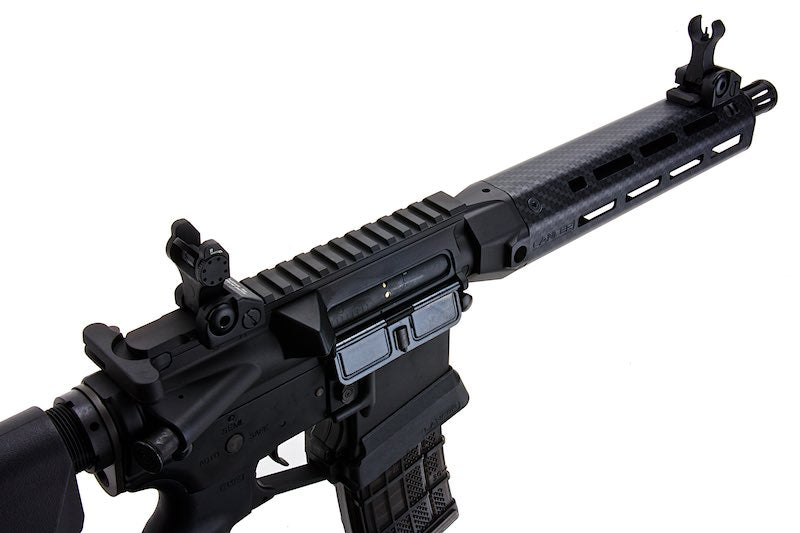 EMG (King Arms) Lancer Systems Licensed L15 Defense Airsoft Electric Gun AEG Rifle (Faux Carbon Handguard /8inch)