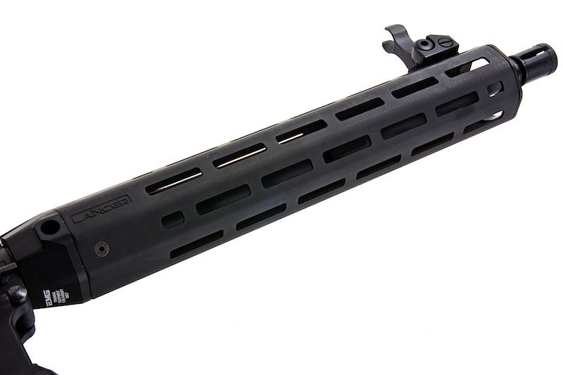 EMG (King Arms) Lancer Systems Licensed L15 Defense Airsoft Electric Gun AEG Rifle (Black Handguard /12inch)
