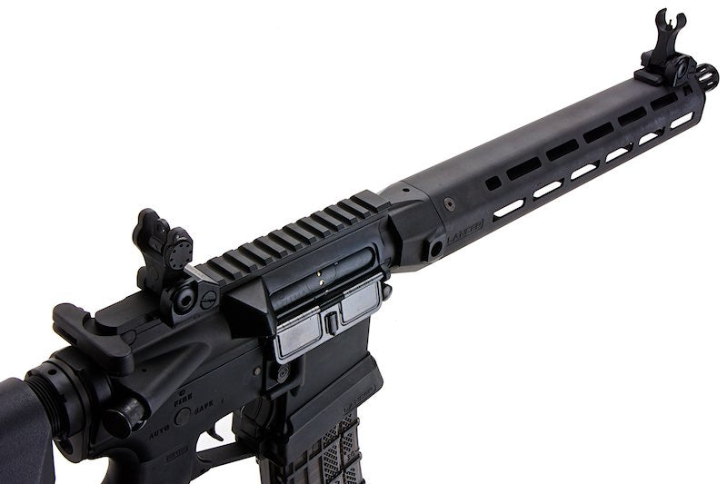 EMG (King Arms) Lancer Systems Licensed L15 Defense Airsoft Electric Gun AEG Rifle (Black Handguard /12inch)