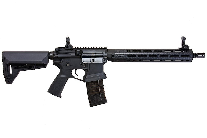 EMG (King Arms) Lancer Systems Licensed L15 Defense Airsoft Electric Gun AEG Rifle (Faux Carbon Handguard /12inch)
