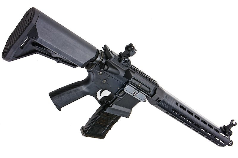 EMG (King Arms) Lancer Systems Licensed L15 Defense Airsoft Electric Gun AEG Rifle (Faux Carbon Handguard /15inch)