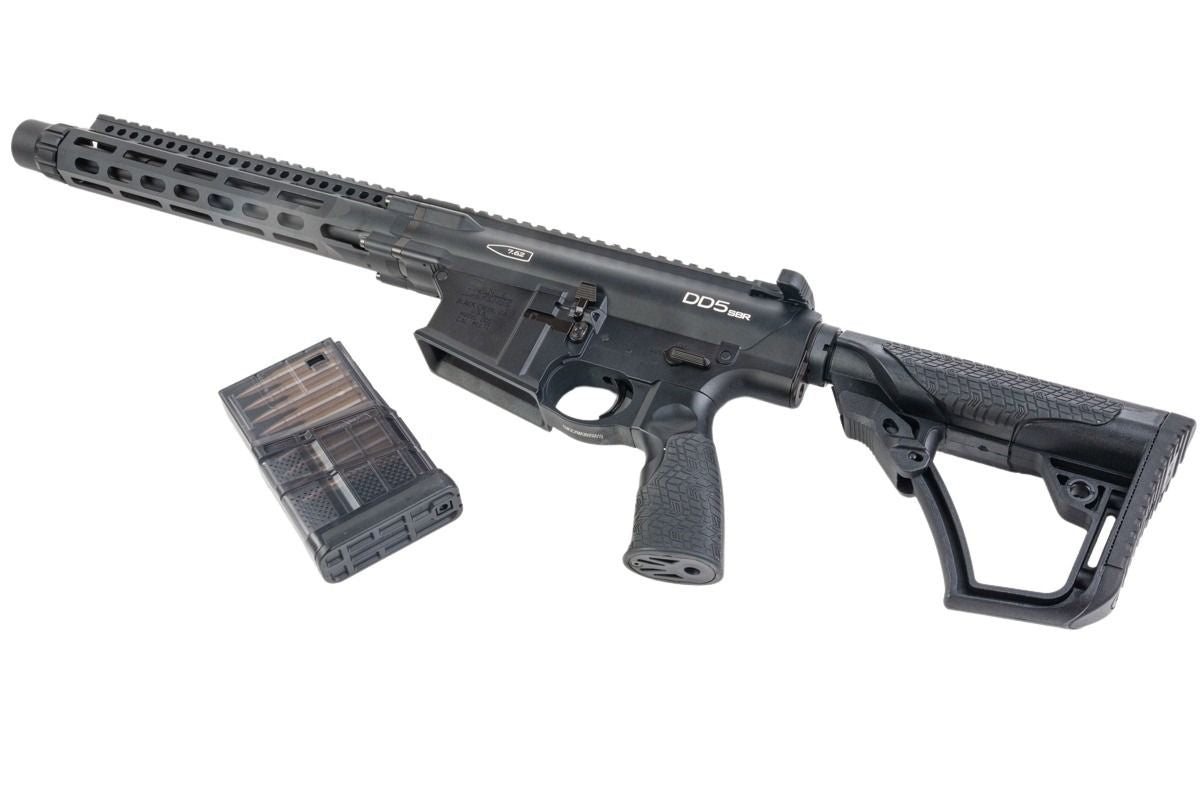 EMG (CYMA) Daniel Defense DD5 AEG Airsoft Rifle w/ Kestrel V2 ETU (SBR 10.5inch Rail)