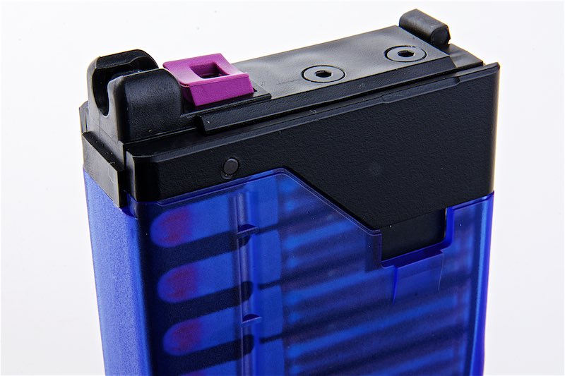 EMG Lancer Systems 556 Type L5AWN 30rds Gas Magazine for Tokyo Marui MWS GBB Airsoft Rifle (by CYMA/ Blue)