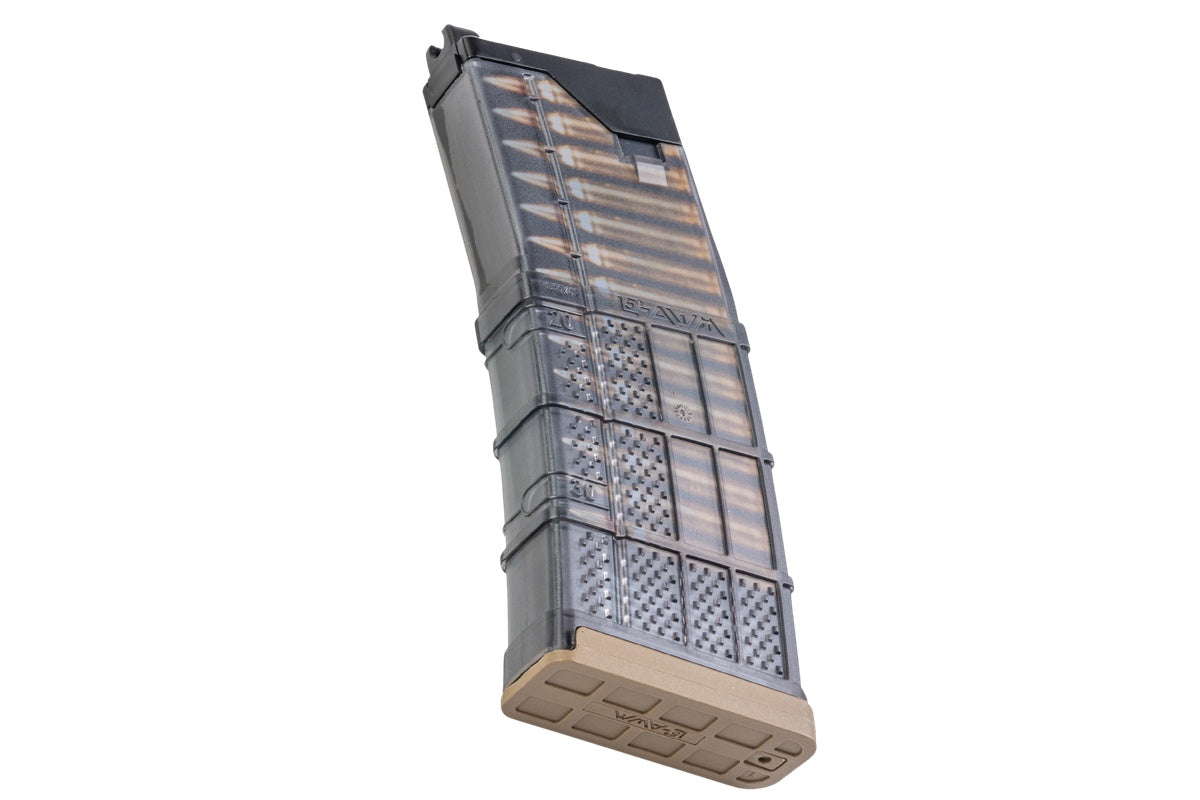 EMG (CYMA) Lancer Systems L5AWN 30rds Gas Magazine for Tokyo Marui MWS GBB Rifle (556 Type/ Tan)