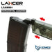 EMG (Angry Gun) Lancer Systems L5AWM V2 35rds Gas Magazine for MWS GBB Airsoft (300 Translucent Smoke)
