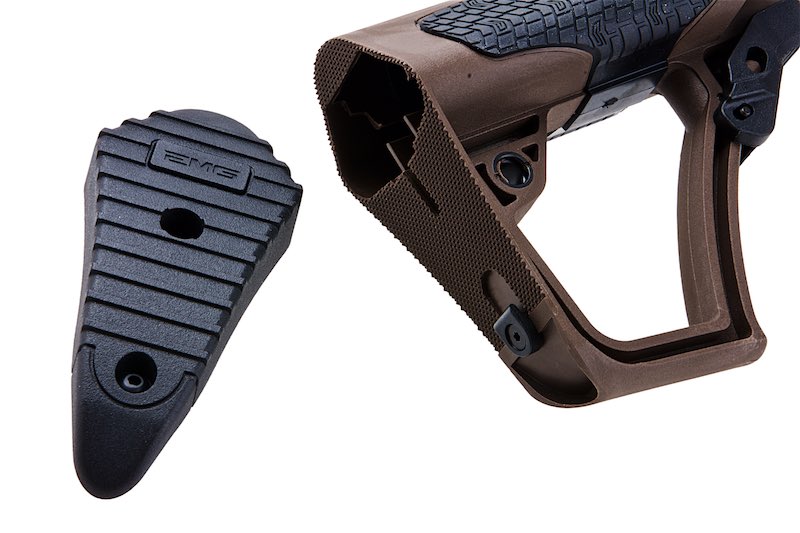 EMG (CYMA) Daniel Defense Collapsible Stock For M4 AEG Airsoft (Brown)