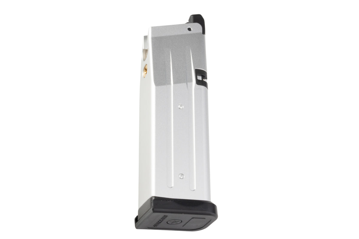 EMG CNC Aluminum 25 Rounds Staccato C2 2011 Gas Magazine For Hi Capa GBB Airsoft (Silver)