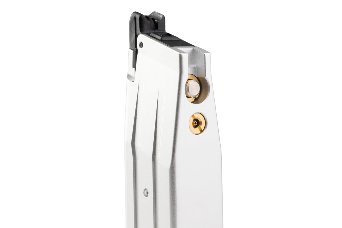 EMG CNC Aluminum 25 Rounds Staccato C2 2011 Gas Magazine For Hi Capa GBB Airsoft (Silver)